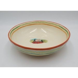 222 Fifth Tuscan Villa Pasta Serving Bowl Large Round 11 Inch